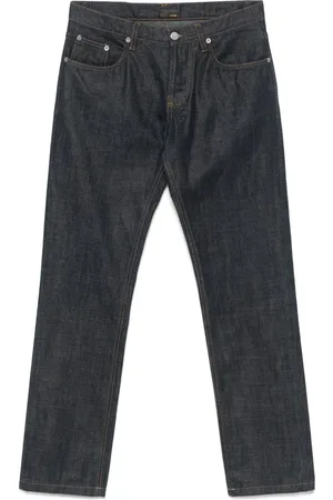 Fendi 2010s logo-patch jeans