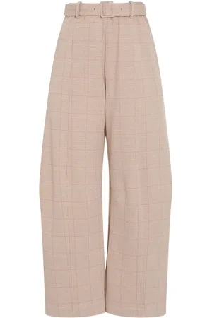 ROSETTA GETTY Pantaloni affusolati con cintura