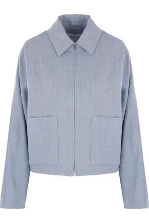Salvatore Ferragamo Giacca-camicia con zip