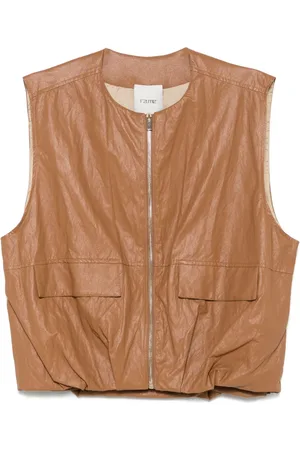 RAME Gilet con effetto stropicciato