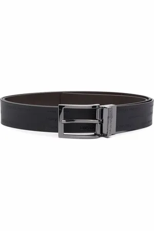 Emporio Armani Cintura con logo goffrato