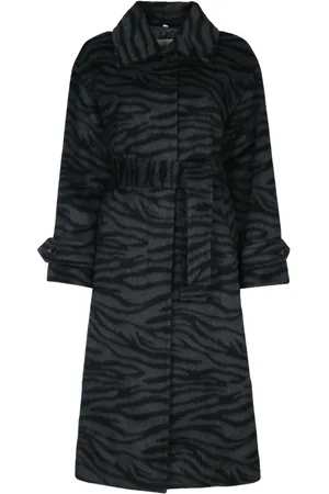 I BLUES Cappotto con stampa zebrata