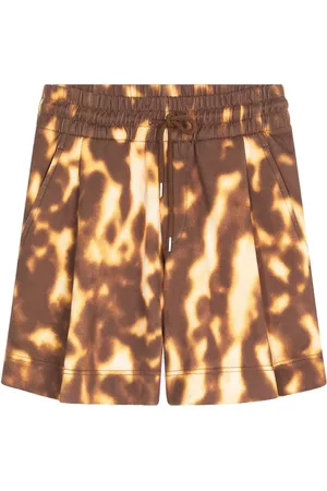 DRIES VAN NOTEN Shorts con fantasia tie dye