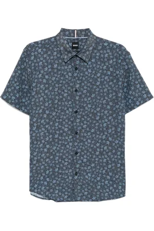 HUGO BOSS Camicia con stampa grafica