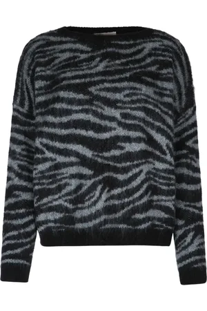I BLUES Maglione con stampa zebrata