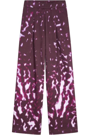 DRIES VAN NOTEN Pantaloni sportivi con fantasia tie-dye