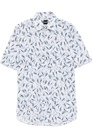 HUGO BOSS Camicia con stampa grafica