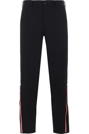 Comme des Garçons Pantaloni in lana con zip