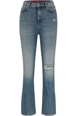 HUGO BOSS Jeans affusolati con applicazione