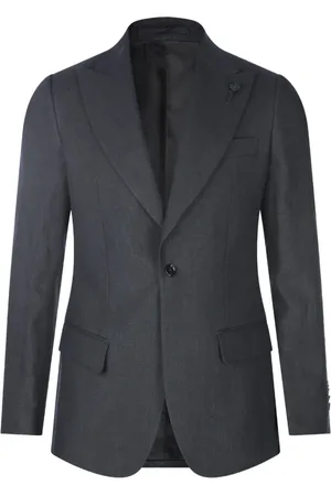 LARDINI Blazer con spilla