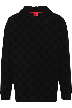 HUGO BOSS Felpa con logo jacquard