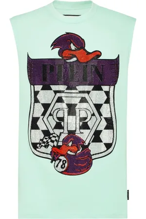 Philipp Plein Top con stampa logo