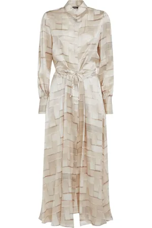 Kiton Abito midi in seta
