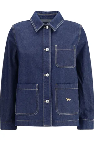 Maison Kitsuné Giacca-camicia in denim
