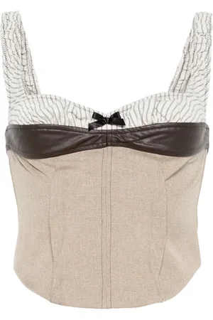 Elena Velez Top in stile corsetto
