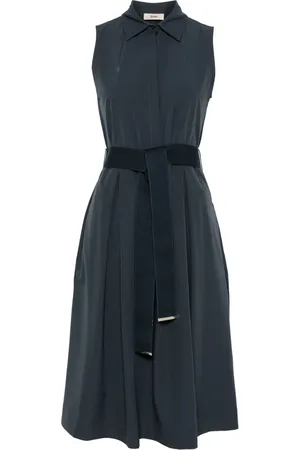 HERNO Abito midi con cintura