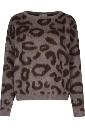 I BLUES Maglione leopardato