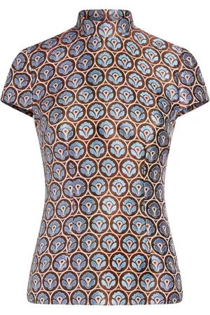 Etro Top a fiori jacquard
