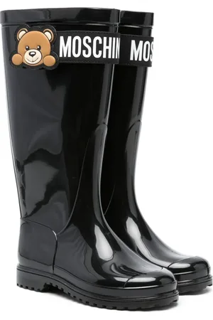 Moschino Stivali da pioggia Teddy Bear con applicazione