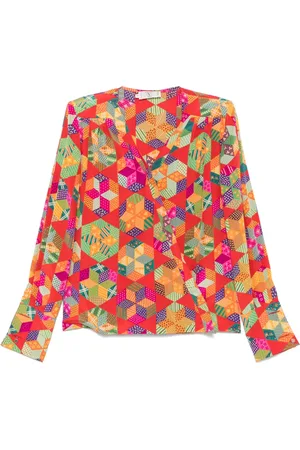 VALENTINO GARAVANI Blusa con stampa anni 