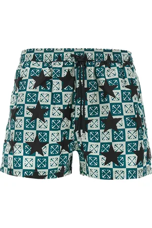 OFF-WHITE Costume da bagno con stampa Arrow Stars