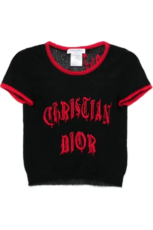 Dior Top con ricamo 2002