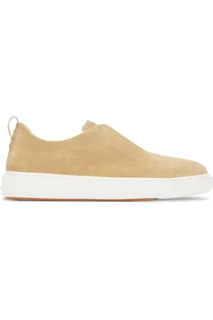 santoni Sneakers senza lacci in pelle scamosciata