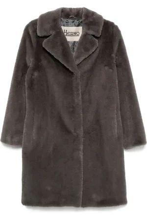 HERNO Cappotto in pelliccia cruelty-free