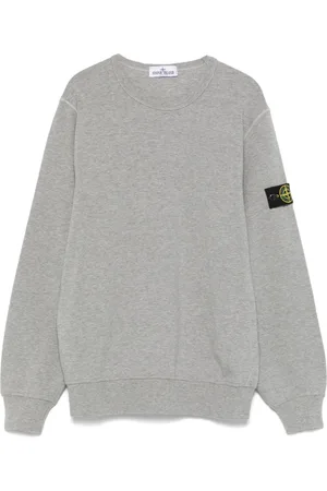 Stone Island Felpa con applicazione Compass