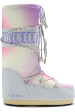 Moon Boot Stivali Icon imbottiti con fantasia tie-dye