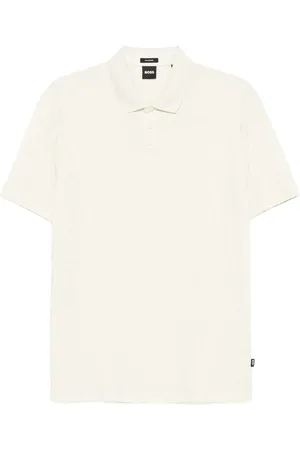 HUGO BOSS Polo con effetto jacquard