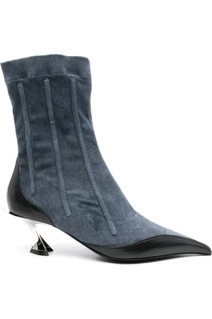 MUGLER Stivaletti con dettagli rigidi 55mm