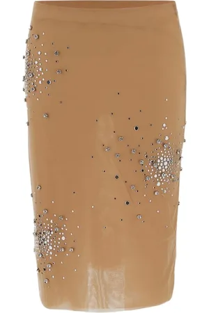 Des Phemmes Gonna con strass