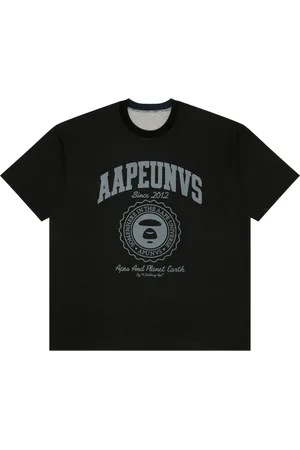 A Bathing Ape T-shirt reversibile con stampa