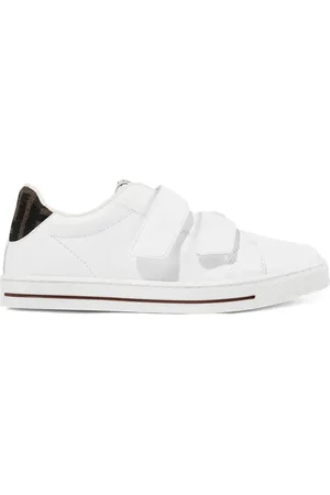 Fendi Sneakers in pelle con applicazione