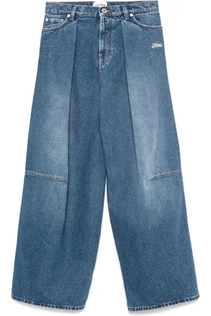 Jean Paul Gaultier Jeans con ricamo
