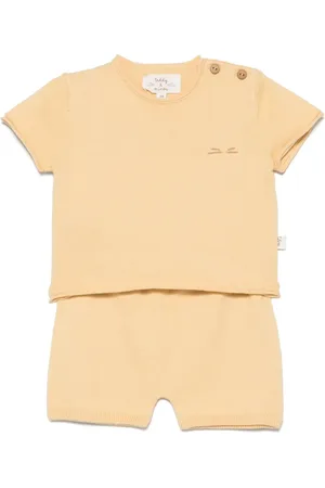 TEDDY & MINOU Set shorts con logo ricamato