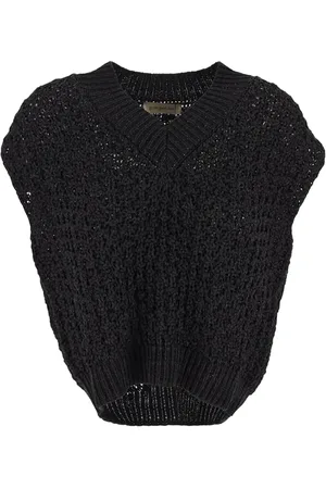 GENTRYPORTOFINO Gilet smanicato in maglia