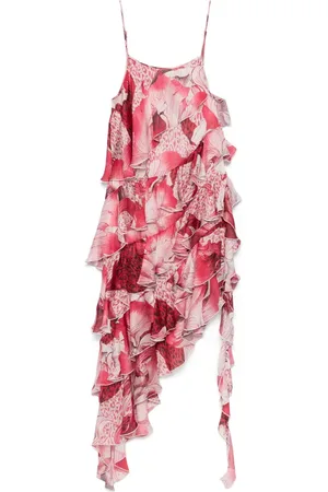 Roberto Cavalli Abito corto con stampa a fiori