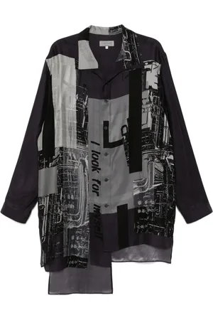 YOHJI YAMAMOTO Camicia con stampa