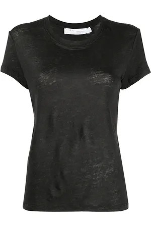 IRO T-shirt con orli a smerlo