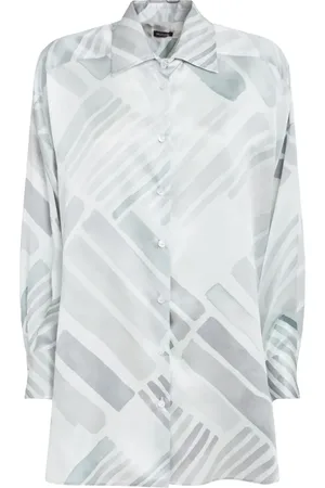 Kiton Camicia Ethnic Brush in seta
