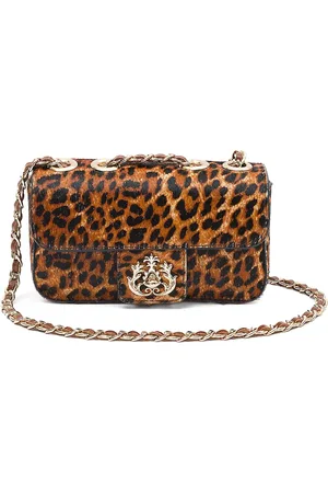 Isla Ibiza Borsa a tracolla con stampa leopardata