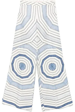 Sandro X Louise Bourgeois Pantaloni con stampa geometrica