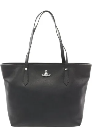 Vivienne Westwood Borsa tote in pelle con placca Orb anni 2020
