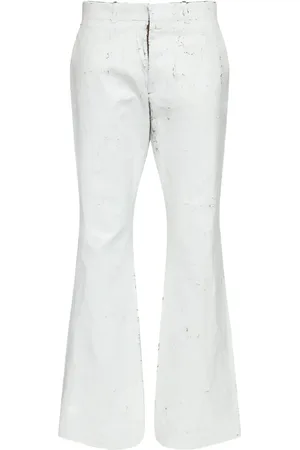 Maison Margiela Pantaloni con finitura cerata