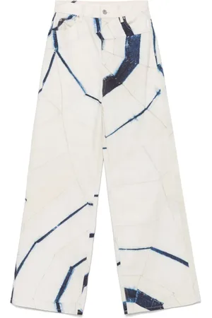 Sandro X Louise Bourgeois Jeans con stampa
