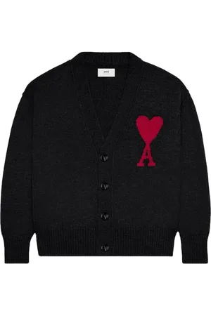 Ami Cardigan con intarsio