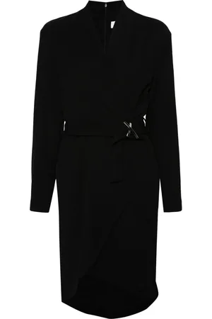 GENNY Abito midi con placca logo