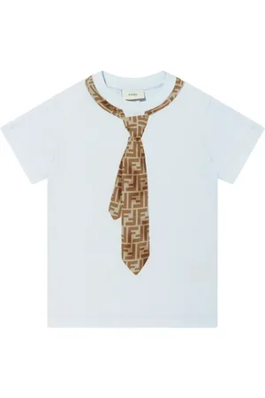 Fendi T-shirt con effetto trompe-l